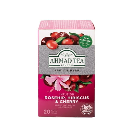 UPC 054881000031 product image for Ahmad Tea Rosehip  Hibiscus & Cherry Infusion Tea Bags  1.4 oz  20 Count | upcitemdb.com