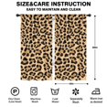 thumbnail image 2 of Blackout Kids Curtains,Leopard Print Childrens Insulated Curtains Set Of 2,Bedroom Essentials,Toddler Room Decor 42"x84"(106x213cm), 2 of 4