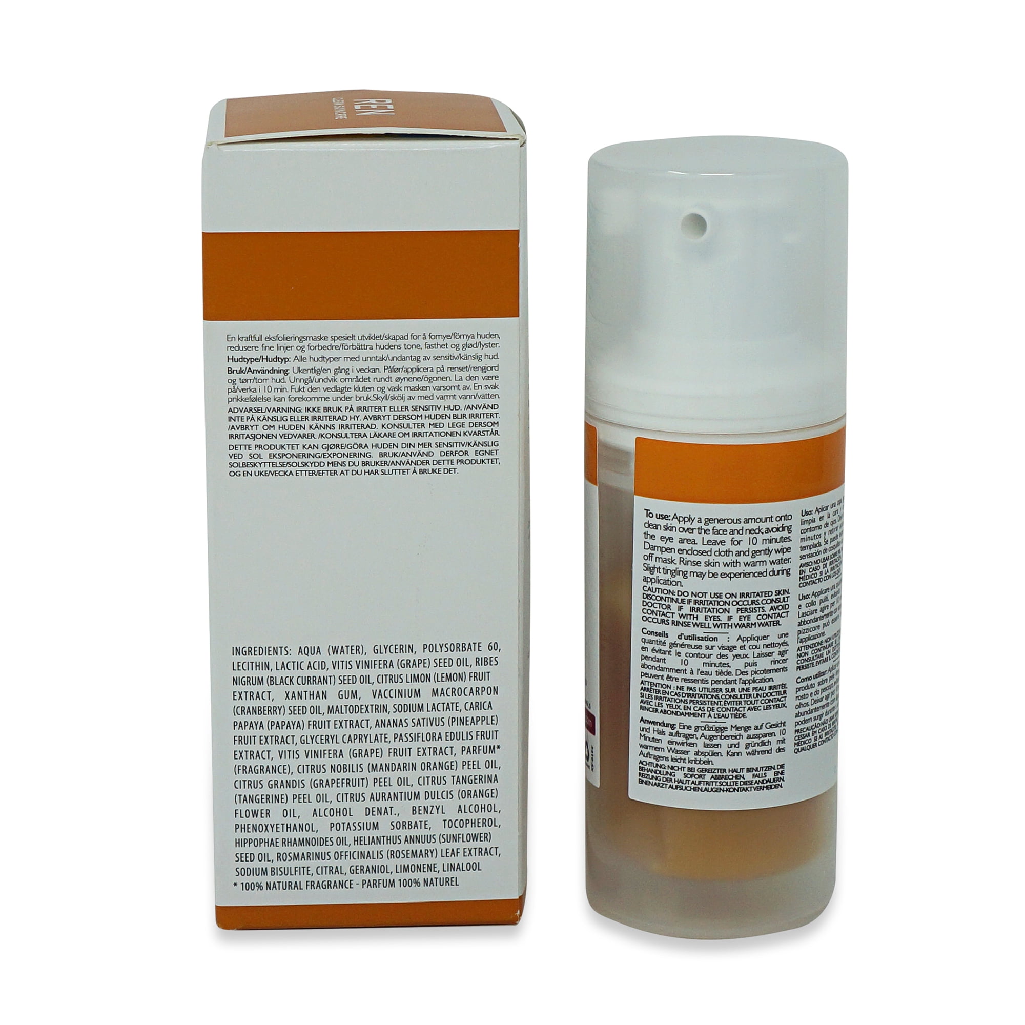 REN Skincare Glyco Lactic Radiance Renewal Mask 1.7 oz - Walmart.com