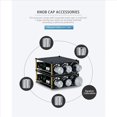 thumbnail image 4 of 2X Placa Amplificadora de Subwoofer de Potencia de 100 W + 100 W Bluetooth 5,0, Amplificador de Ecualizador Estéreo de Audio para El Hogar de Clase D de 2,1 Canales XY-T100L, 4 of 5