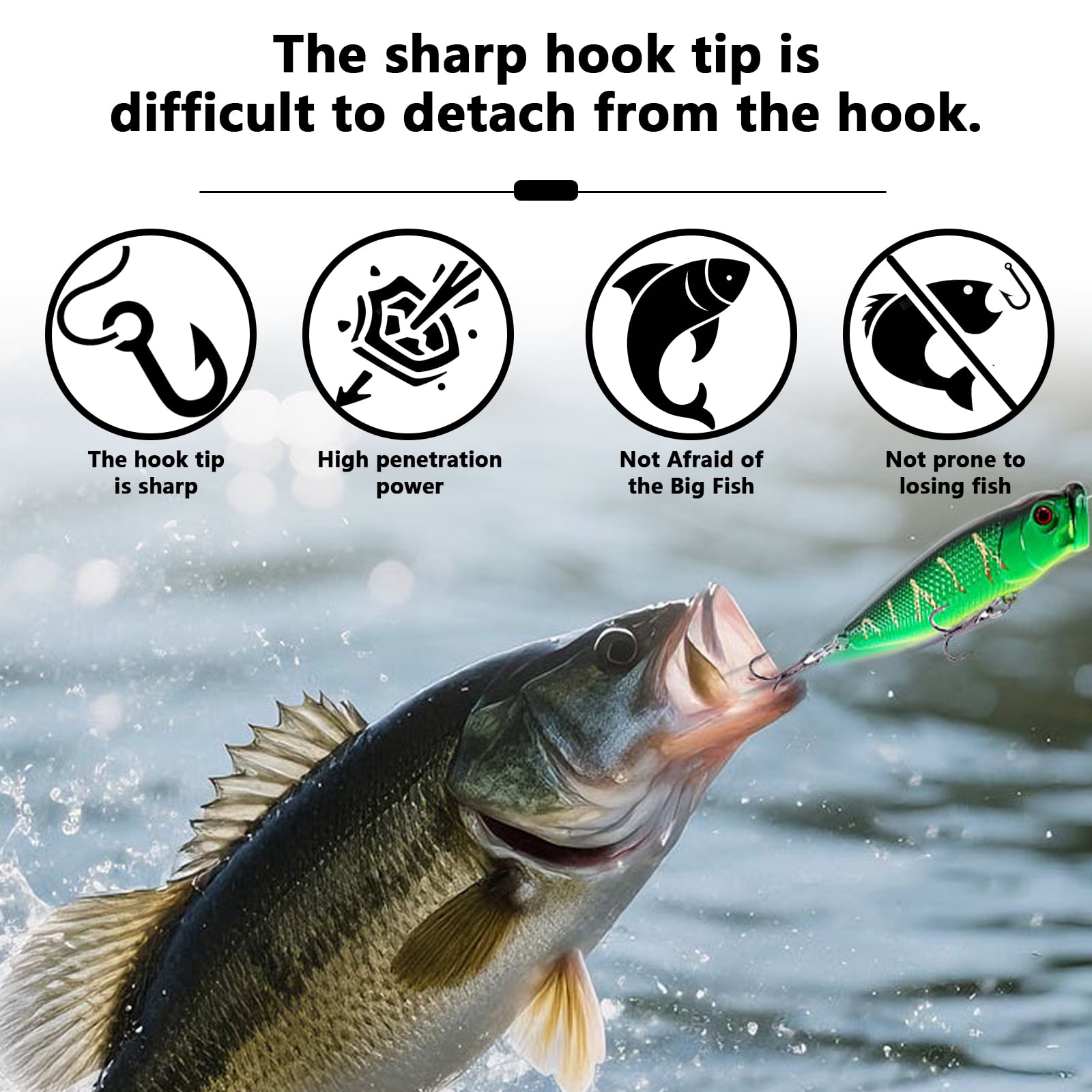 Arcticwind Fishing Accessories Kit, 415 PCS Fishing Lures Kit, Fishing Tackle Box, Lifelike Artificial Lures for Saltwater Freshwater Fishing, Includes Crankbaits, Spoon, Hooks Other Access