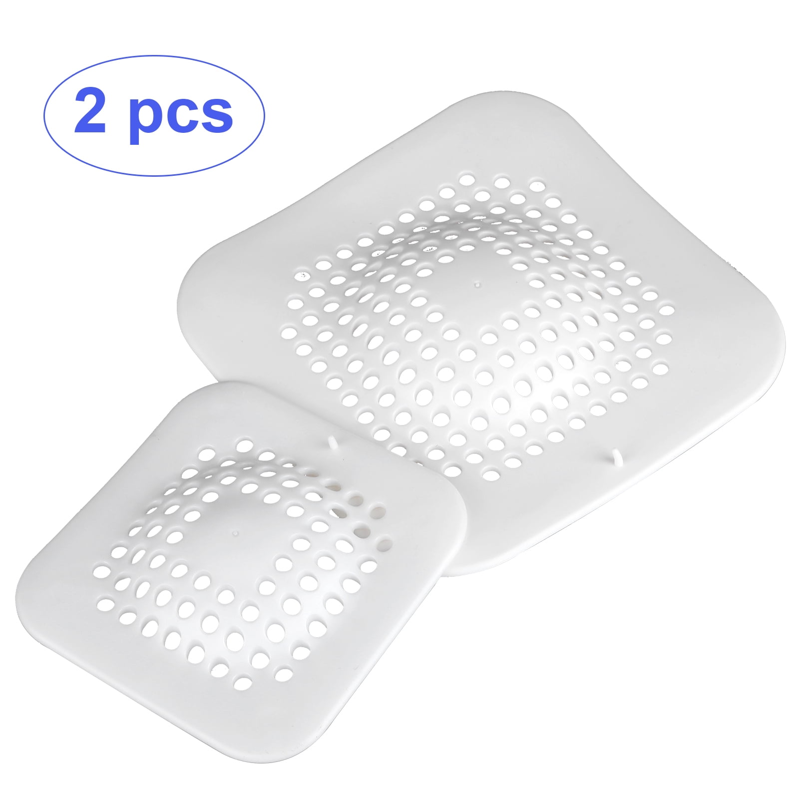 2PCS Hair Catch, Drain Protector Premium Silicone, Hair Trap, Shower
