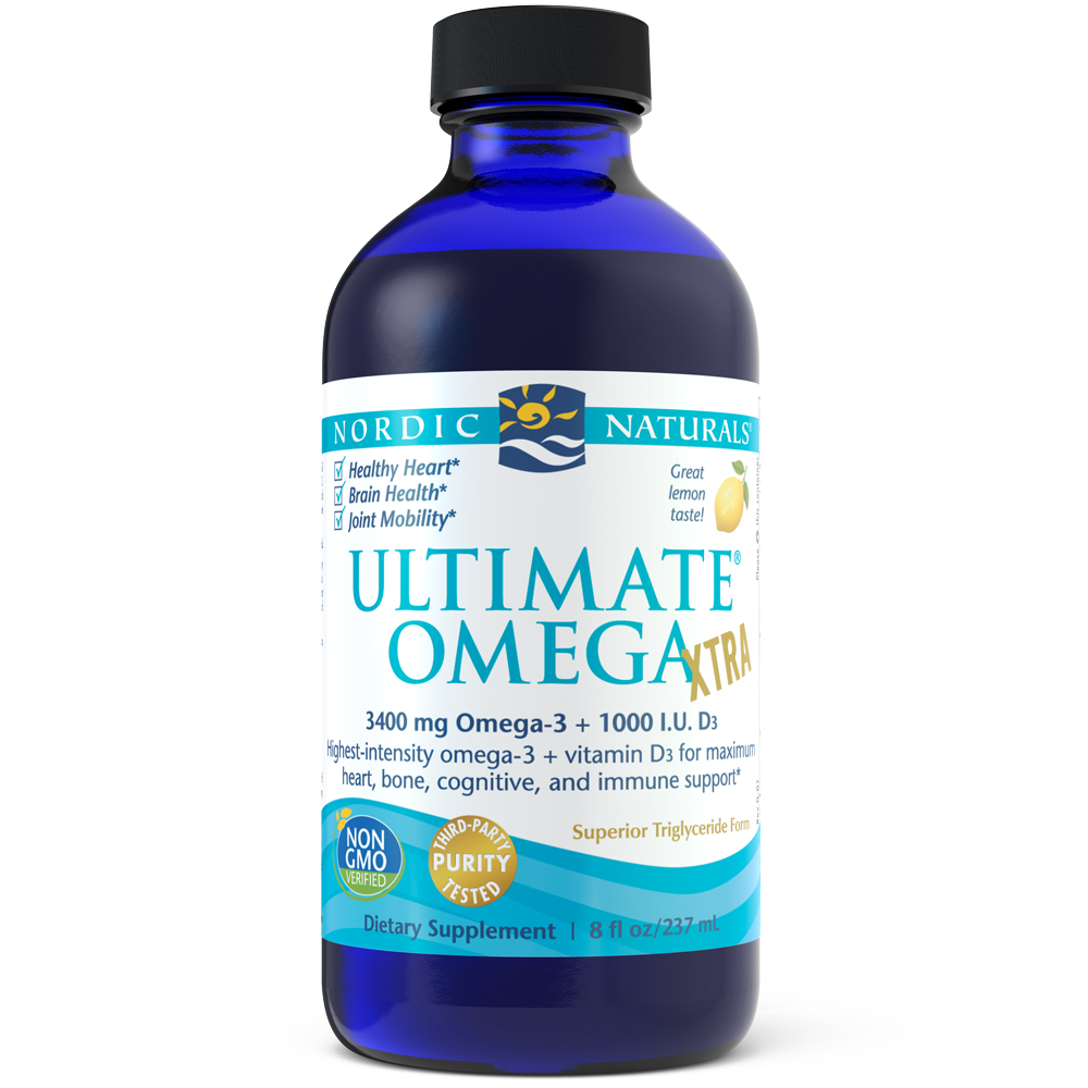 Nordic Naturals Ultimate Omega Xtra Liquid, 3400 Mg, 8 Oz
