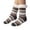 Light Brown, variant on Christmas Snowflake Women's Slipper Socks Sherpa Lined Thick Fleece Warm Socks for Winter Soft Cozy Cute Fluffy Holiday Sleep Bed Sock