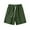 Olive Green, variant on ZQUUVOU Men's Casual Shorts Comfortable Drawstring Pocket Elastic Waist Shorts Orange