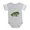 Heather Gray, variant on CafePress - FIN Pacman Frog - Cute Infant Baby Football Bodysuit