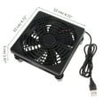 thumbnail image 5 of BQBQERT 1 Speed 5V Powerful 120mm USB Cooling Fan 1400PRM Fan with Cable for Router, Receiver, and Game Console, 5 of 10