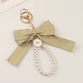 thumbnail image 2 of Guardurnaity LLavero nuevo gran Bowknot perla Metal llaves anillo accesorio colgante elegante sólido encontrar ganchos colgantes para almacenamiento Viajes, Equipaje y Accesorios Varios Tipo-01 Guardurnaity AP018166-01, 2 of 6