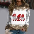 thumbnail image 4 of Christmas Sweatshirts for Women 2025 Long Sleeve Crewneck Xmas Snowflake Sweatshirt Pullover Tops, 4 of 5