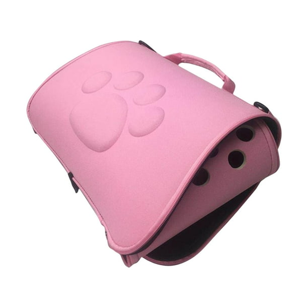 Bolsa transportadora para gatos, con orificios de ventilación Bolsa con cremallera doble resistente al desgaste Bolso para mascotas para gatos Perros , Rosado Sunnimix Bolsas para gatos