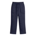 thumbnail image 3 of IMENGL Casual Cropped Pants for Women Soft Linen Summer Nine Quarter Muslim Lightweight Trousers Loose Women's Wide Leg Pant,M-XXXL, 3 of 5