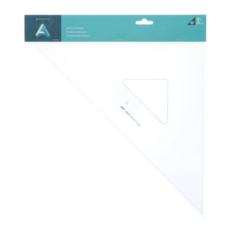 UPC: 0082435271361 | Art Alternatives Acrylic Triangle 10 45°