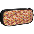thumbnail image 1 of Nineties Ice Cream Pineapple Pencil Case, Large Capacity Large Pen Holder Pouch, 1 of 4