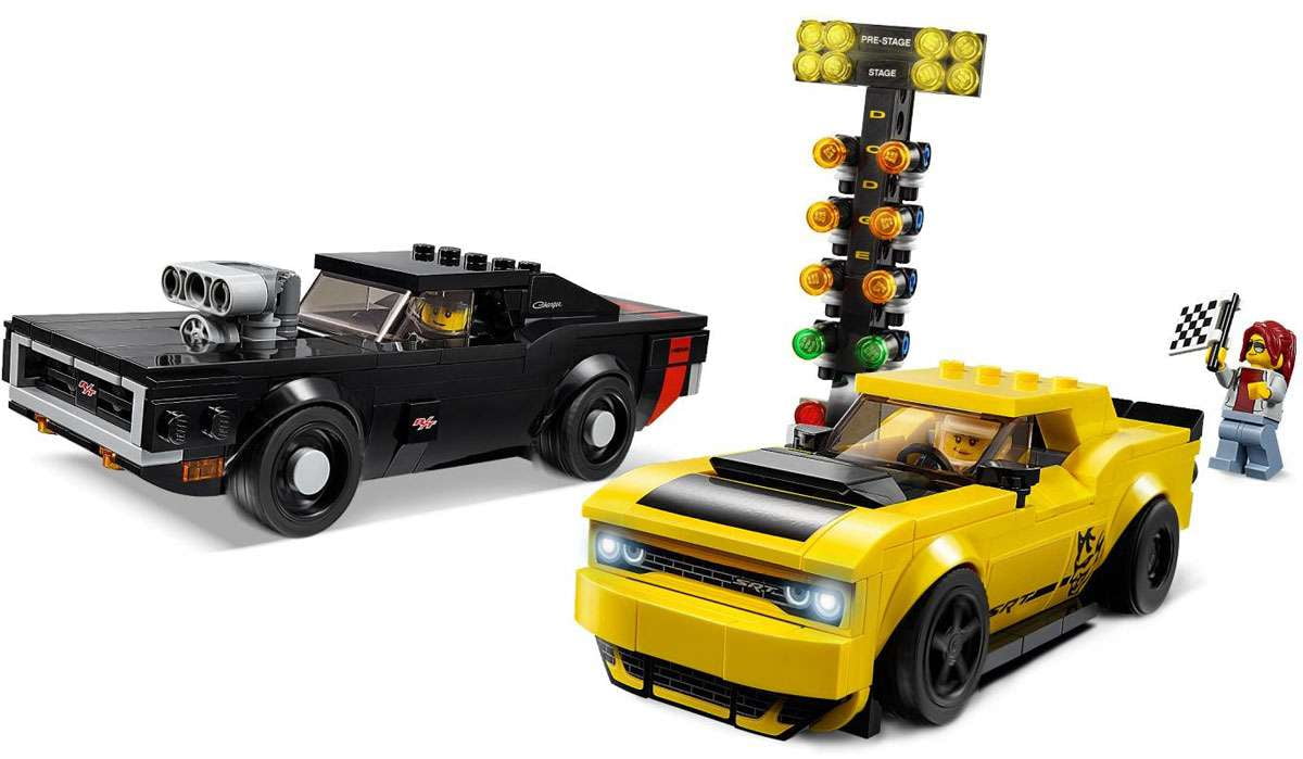 Pre-Owned Speed Champions 2018 Dodge Challenger SRT Demon & 1970 Dodge Charger R/T Set LEGO 75893