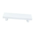 thumbnail image 1 of Bandeja de tocador de madera - Pedestal rectangular para organizador de baño Blanco, 1 of 9