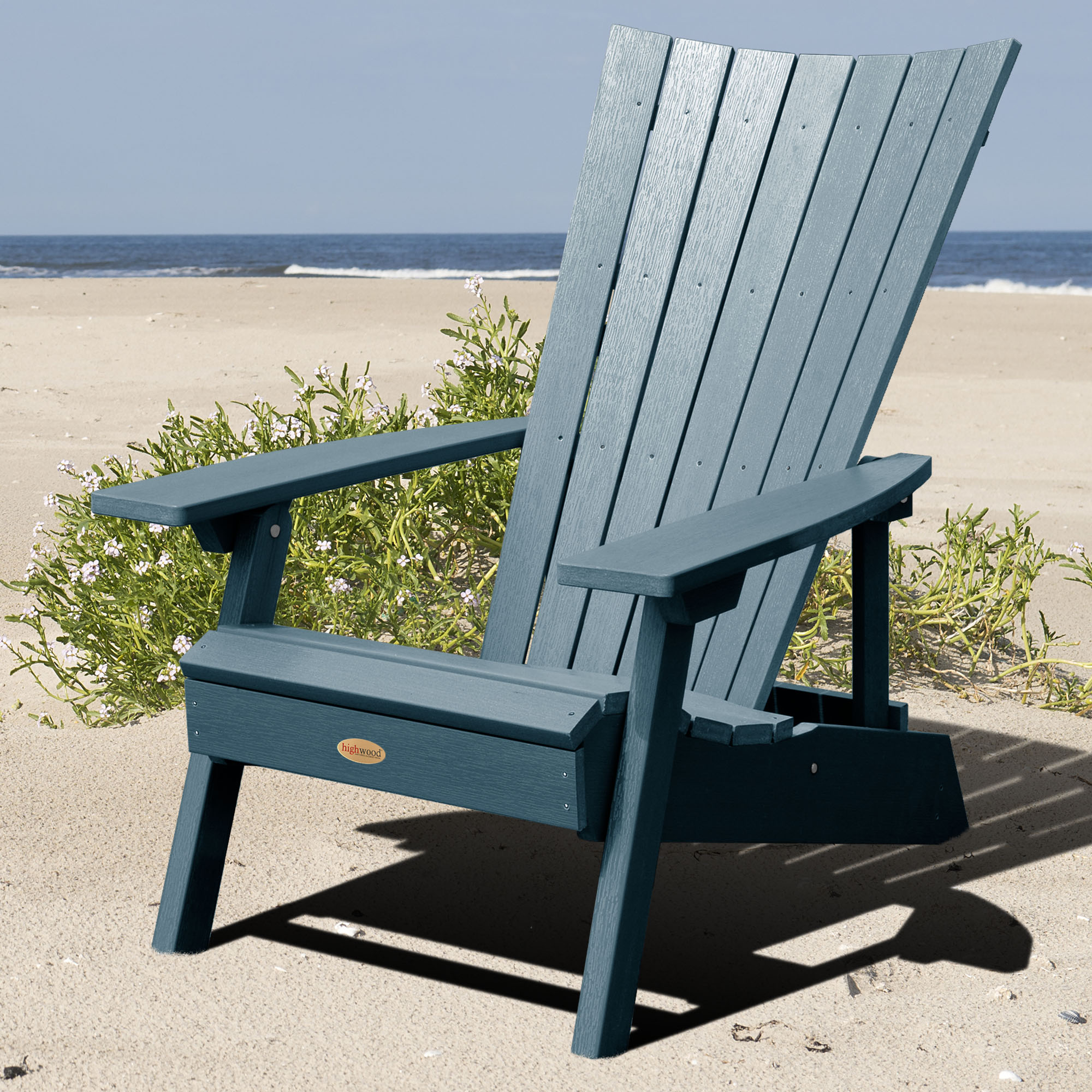 Highwood Manhattan Beach Adirondack Chair with Folding Ottoman - image 4 of 6
