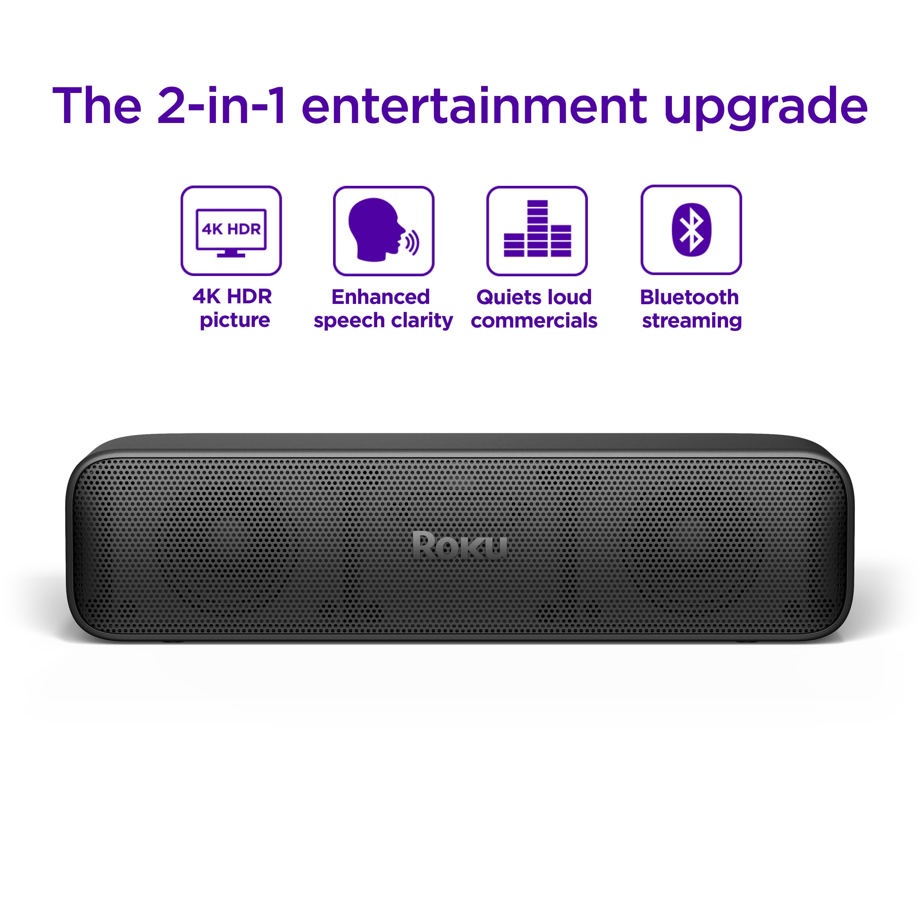 Roku Streambar SE - 2-in-1 TV Soundbar with Built-in Streaming, Premium Speakers, & Speech Clarity