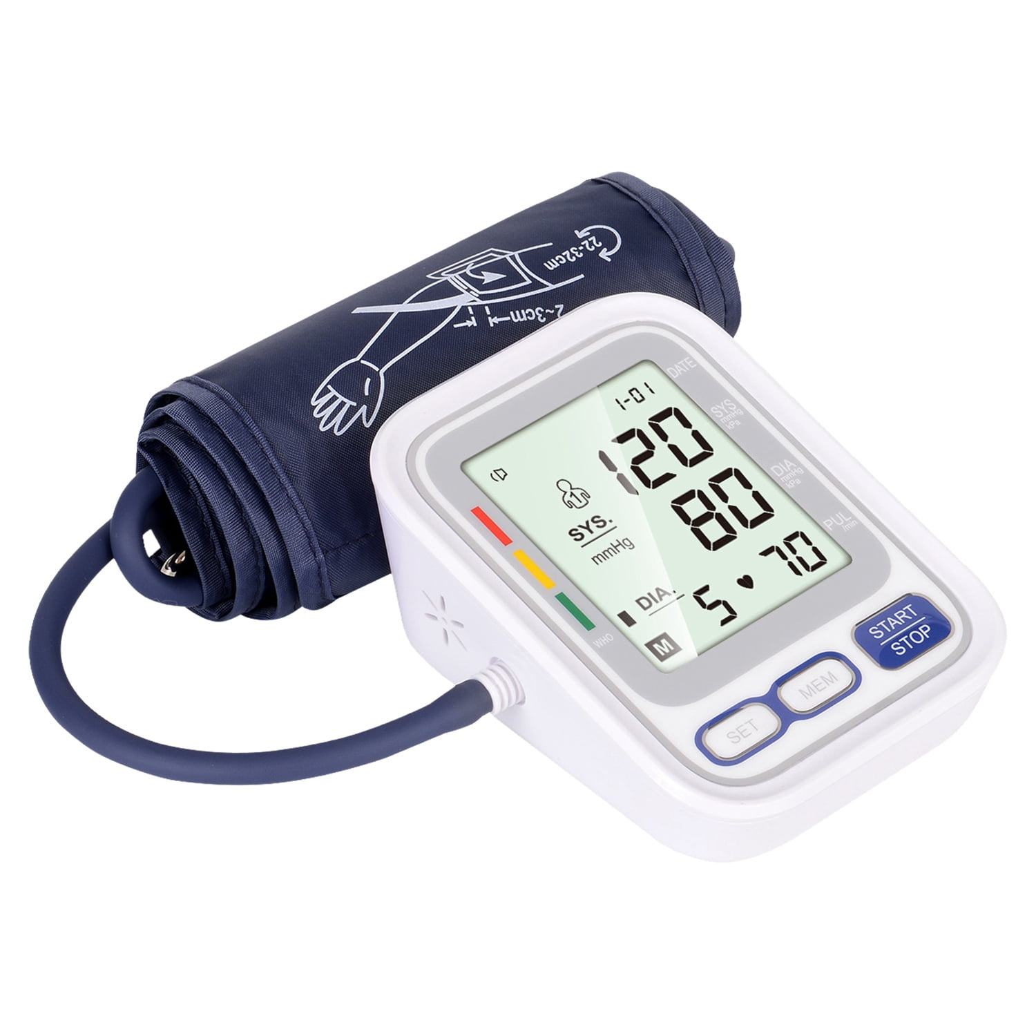 iMounTEK Automatic Arm Blood Pressure Monitor Digital BP Cuff Pulse