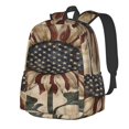 thumbnail image 1 of Disketp USA Sunflower Flag Mochila Escolar de Gran Capacidad y Peso Ligero, Mochila de Viaje Ideal para Escuela, Trabajo y Uso Diario, Cómoda y con Estilo, 1 of 8