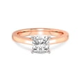 thumbnail image 3 of 1 Carat IGI Certified Cushion Shape Lab Grown Diamond Engagement Ring | 14K Rose Gold |Teagan Solitaire Diamond Ring | FG-VS1-VS2 Quality Friendly Diamonds, 3 of 4