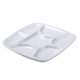thumbnail image 1 of 6inch Ceramic Square Artist Paint for Watercolor Gouache Acrylic Oil Painting (White), 1 of 2