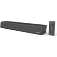 thumbnail image 2 of Barra de sonido BESTISAN de 50 W con Bluetooth 5.0 y múltiples conexiones, altavoz ultrafino para TV de 16 pulgadas con graves ajustables, 2 of 8