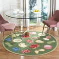 thumbnail image 3 of SAFAVIEH Chelsea Brittania Fruit Lovers Wool Runner Rug, Hunter Green, 2'6" x 10', 3 of 11