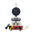 thumbnail image 1 of PreAsion Electric Single Head Ice Cream Waffle Cone Maker Crepe Making Machine 110V, 1 of 11