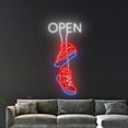 thumbnail image 5 of Handmadetneonsign Sneakers Open Neon Sign, Running Shoes Shop Wall Art Decor, Shoes Store Wall Decor, 5 of 5