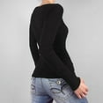 thumbnail image 6 of Women Fall Fairy Grunge Tops Y2k Long Sleeve Shirt Lace Square Collar Vintage Aesthetic Slim Blouse Black S, 6 of 7