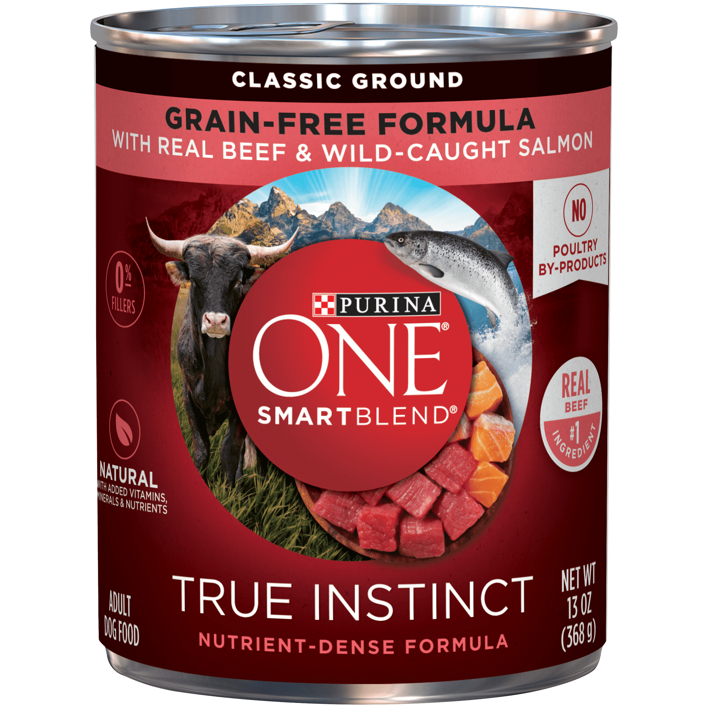(12 Pack) Purina ONE Grain Free, Natural Pate Wet Dog Food