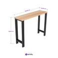 thumbnail image 3 of Recibidor Credenza Multiusos Randu 120x30 Color Mad Clara 1 Pulgada De Grosor Práctico Y Moderno, 3 of 3
