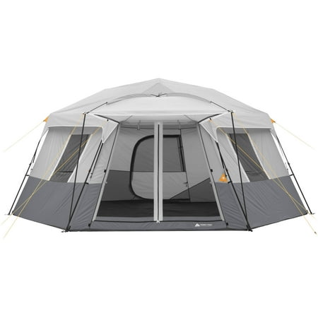 Ozark Trail 17' x 15' Person Instant Hexagon Cabin Tent, Sleeps (Best Ultralight One Person Tent)
