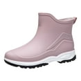 thumbnail image 2 of LIJCC Women's Rain Boots Ankle Rain Boots Fishing Boots Rubber Water Proof Anti-Slip Outdoor Work Shoes Overshoes Comfortable Rain Boots, 2 of 5