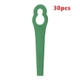 thumbnail image 3 of 30 Piezas Corteza Hierba Césped Cuchilla Plástico Cuchillas La Cabeza Del Cortador Verde (), 3 of 9