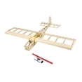 thumbnail image 1 of Avión RC de balsa sin ensamblar, kit de avión RC, juguete volador, decoración de escritorio. kit paquete de película, 1 of 9