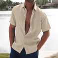 thumbnail image 3 of Women's Solid Color Collar Loose Fungus Trimmed Shirt, 3 of 4