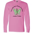 thumbnail image 3 of Inktastic Traumatic Brain Injury TBI Butterfly 6.1 Long Sleeve T-Shirt, 3 of 5