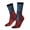 2 Black-1, variant on Red And Blue Fire Print Adult Socks for Men & Women,Calf Socks, Ankle Socks,Boots Socks,Breathable Casual Sock,Unisex Crew Socks