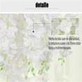 thumbnail image 3 of Flores Artificiales de Glicina, Plantas Artificiales de Wisteria Colgantes, Flores Artificiales Colgantes Decoración para Hogar, Exterior, Jardín, Fiesta. (Blanco), 3 of 4
