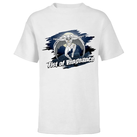 Marvel Moon Knight Fist of Vengeance - Short Sleeve T-Shirt for Kids - Customized-White