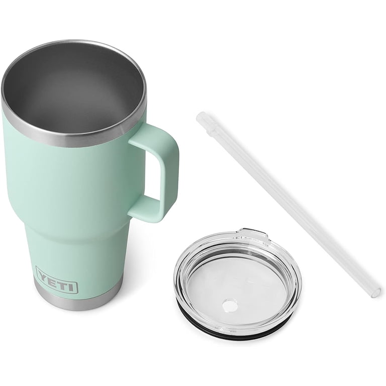 YETI Rambler 35 oz Seafoam BPA Free Straw Mug - Walmart.com