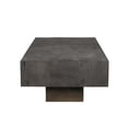 thumbnail image 3 of Taran Designs Maria Solid Wood Coffee Table in Dark Gray, 3 of 6