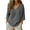 Dark Gray, variant on Linen Blend Blouse, Blouse Top Tee Oversized Button Down Ladies Linen Tops Women Y2K Top Womens Linen Shirts Summer Fashion Clothes Gauze Shirt Classic Collared T Shirt