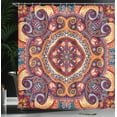 thumbnail image 4 of Ambesonne Paisley Shower Curtain, Flower Rug, 69"Wx84"L, Multicolor, 4 of 5