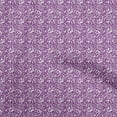 thumbnail image 1 of oneOone Cotton Poplin Purple Fabric Asian Ornamental Sewing Material Print Fabric By The Yard 56 Inch Wide, 1 of 5