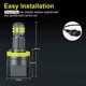 thumbnail image 4 of H8 Headlight Bulb 6000K 120W LED Angel Eyes Lights Canbus for E60 E61 E63 X5 E70 X6 E71 E90 E91 E92 E93 M3 E89 E82, 4 of 5