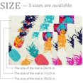 thumbnail image 2 of Indoor Doormat for Home Entrance Entry Way 35"x24" Painting Pineapple Non Slip Welcome Mat 3D Digital Print Machine Washable Outdoor Rugs, 2 of 7