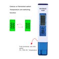 thumbnail image 3 of Medidor De Temperatura PH TDS EC, Medidor De Agua, Bloqueo Automático, Monitor De Conmutación Versátil Celsius Fahrenheit Para Acuarios, 3 of 7