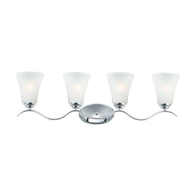 Maxim 12084FTPC Vital Coiffeuse de Bain 4 Lumières, Chrome Poli